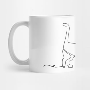 Cat Line art Mug